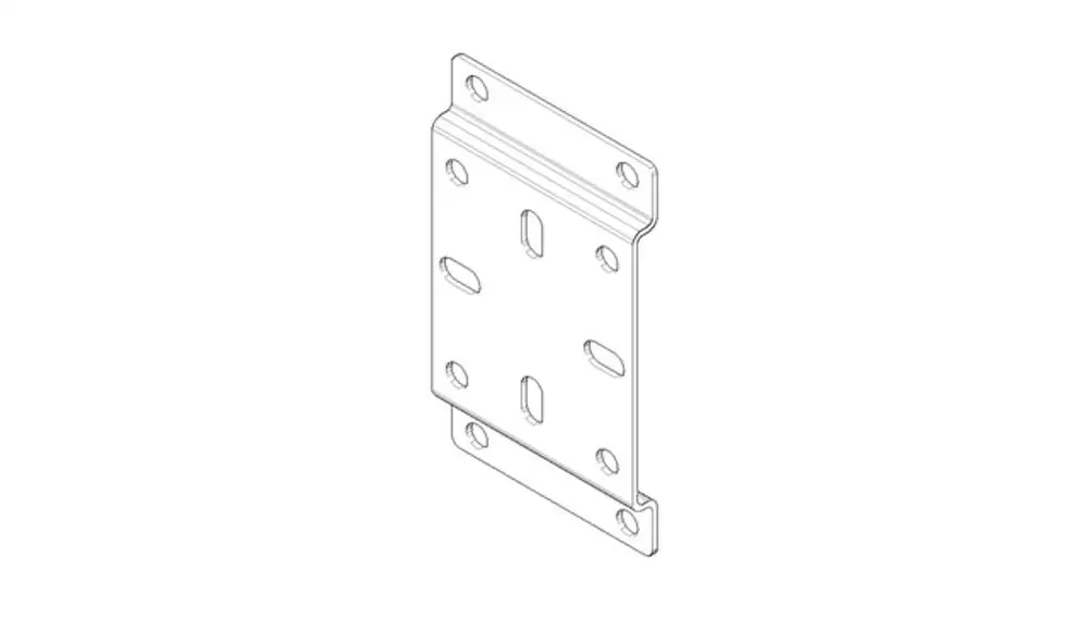DORNBRACHT xGATE Halter ERSATZTEILE 091720094 80 x 135 x 10 mm, 09172009490 Galeriebild 1